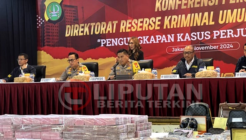 Polda Metro Jaya Sita Barang Bukti Kasus Judol Senilai Rp167 Miliar