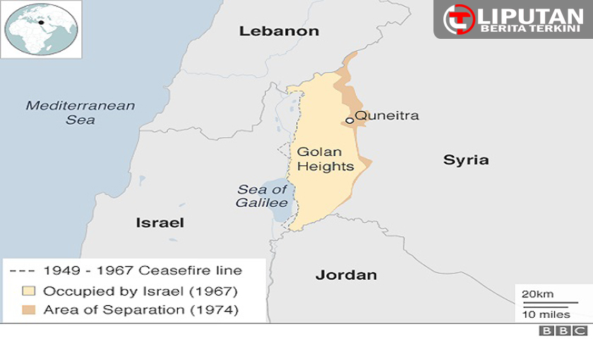 PBB Adopsi Resolusi Tuntut Israel Keluar dari Dataran Tinggi Golan